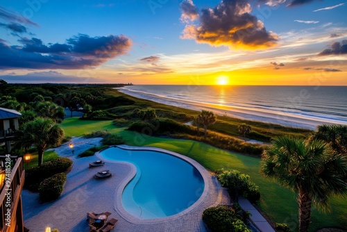 Wallpaper Mural South Carolina Beach Vacations and weekend getaways illustrated in a travel guide infographic, highlighting popular destinations like Kiawah Island and Isle of Palms Torontodigital.ca