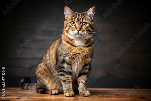 Portrait of a beautiful cat close up