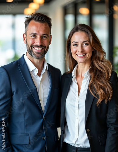 Successful business team portrait of confident businesspeople in office corporate work environment professional occupation leadership partnership finance teamwork collaboration