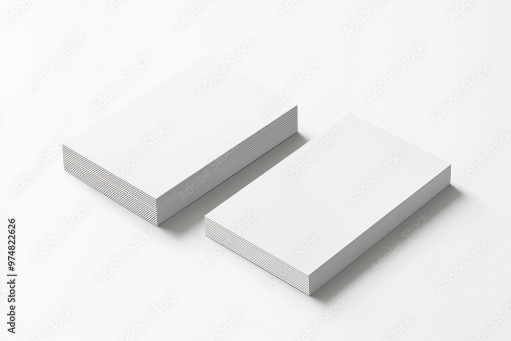 Business Card Mockup on Isolated Background created with Generative AI Business Card Mockup on Isolated Background created with Generative AI