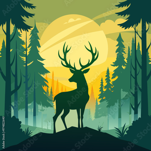 deer in the forest