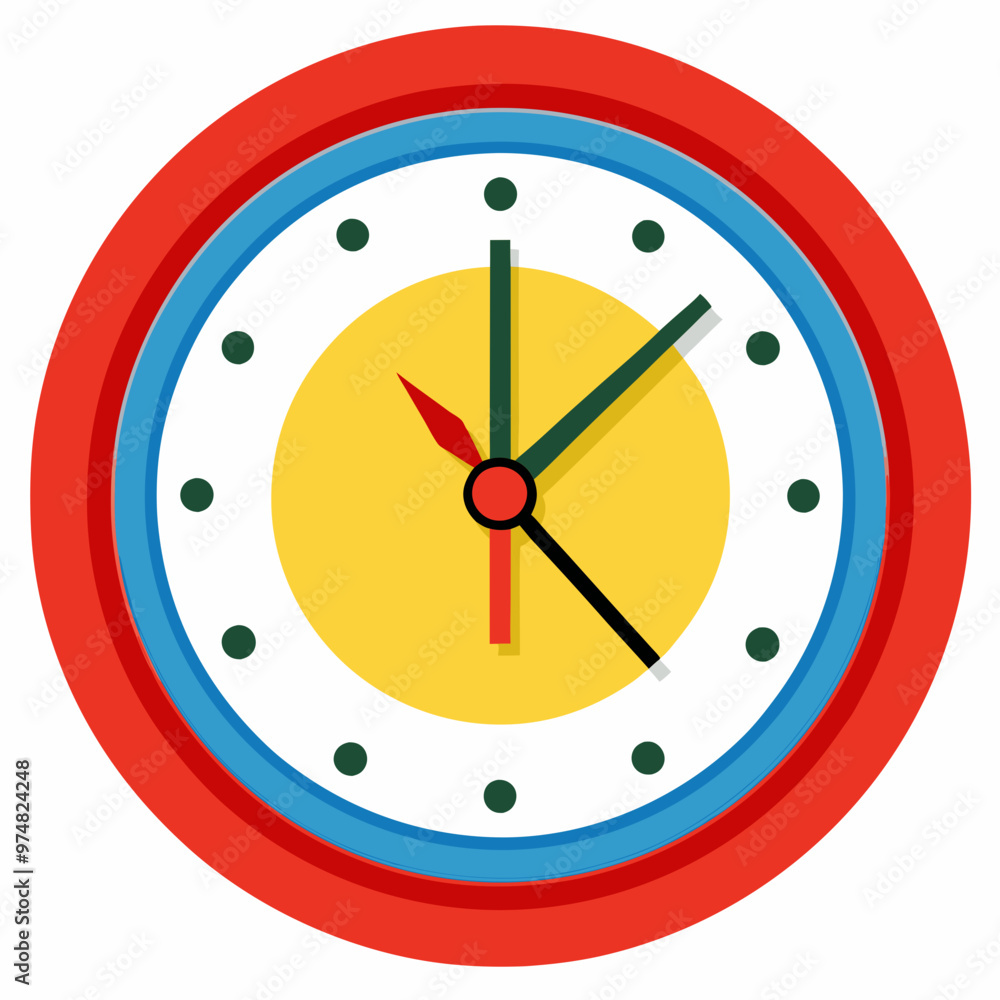 wall clock isolated on white wall clock isolated on white