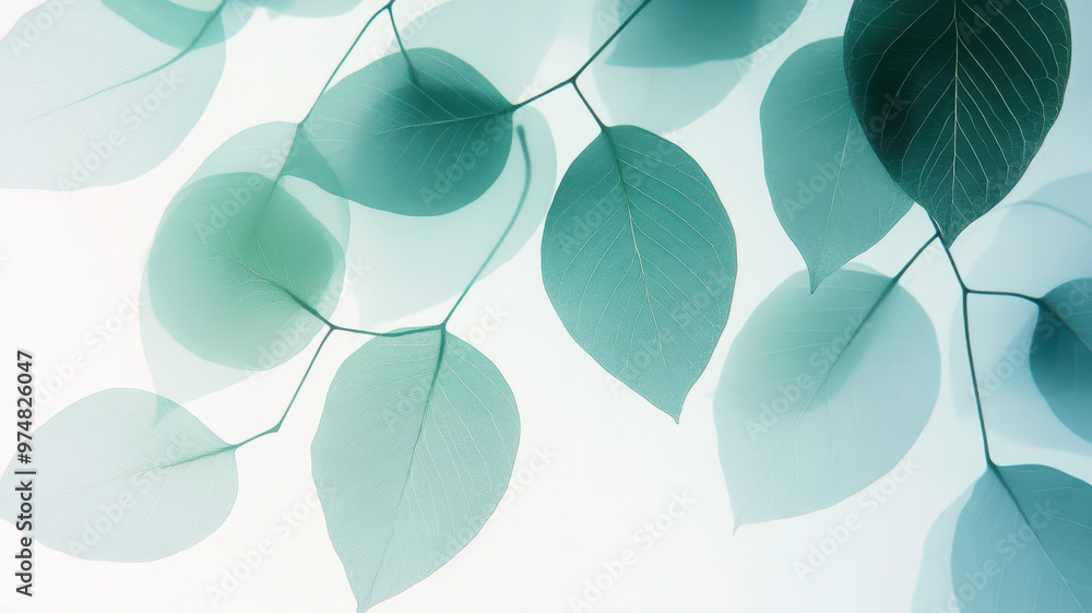 watercolor leaf bouquet background watercolor leaf bouquet background