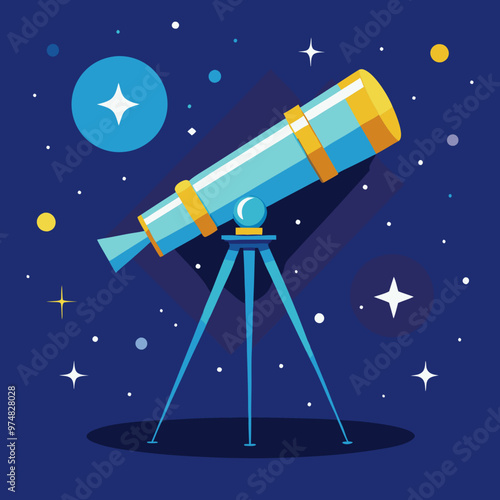  a-telescope-pointing-towards-a-starry-sky