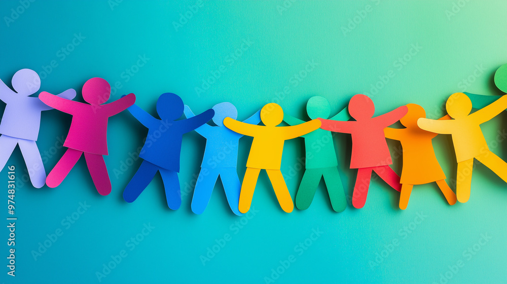 concept of diversity at work, created with generative AI technology concept of diversity at work, created with generative AI technology