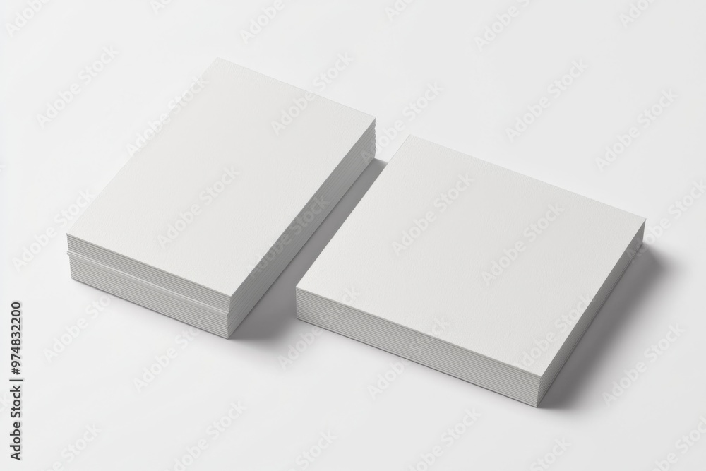 Business Card Mockup on Isolated Background created with Generative AI Business Card Mockup on Isolated Background created with Generative AI