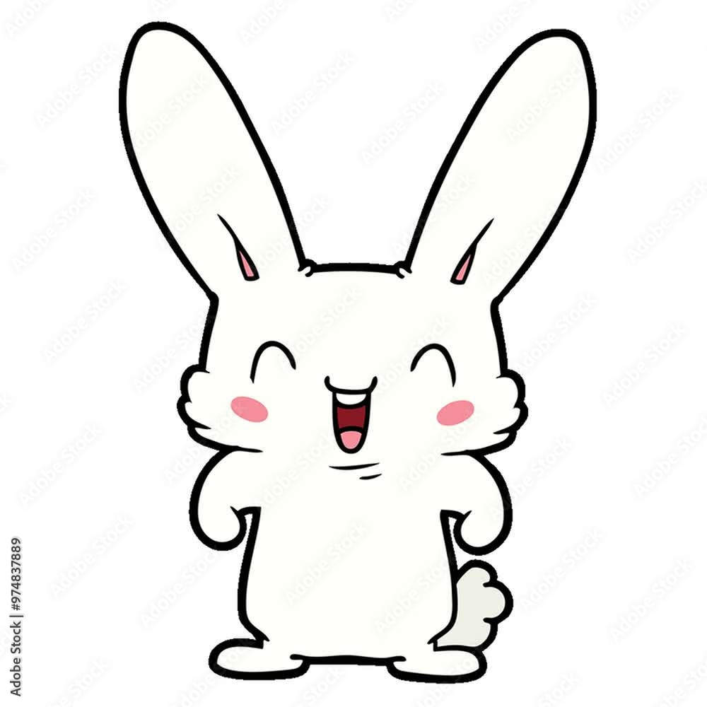 cartoon rabbit laughing cartoon rabbit laughing