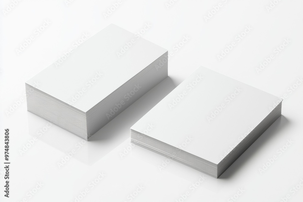 Business Card Mockup on Isolated Background created with Generative AI Business Card Mockup on Isolated Background created with Generative AI