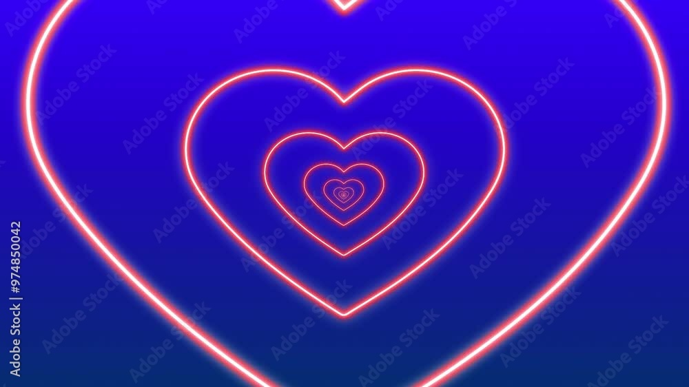 Glowing line neon heart beat animation on black background. 4K video motion graphic animation Glowing line neon heart beat animation on black background. 4K video motion graphic animation