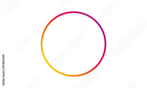 Instagram story symbol around the user profile picture.