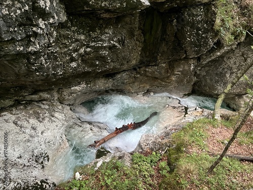 Možnica gorges / Nemčlja canyon (Triglav National Park, Slovenia) - Moznica Tröge / Nemclja Flussbett, Bovec (Triglav-Nationalpark, Slowenien) - Klanac Možnice ali Korita Nemčlje (Narodni park Triglav photo