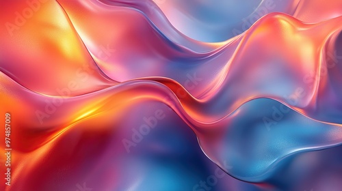 Wallpaper Mural Abstract background with flowing, colorful liquid. Torontodigital.ca