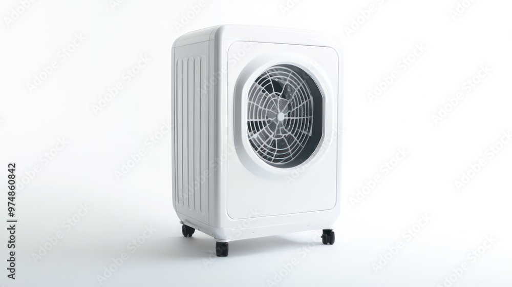 A portable clothes dryer, isolate on white background
