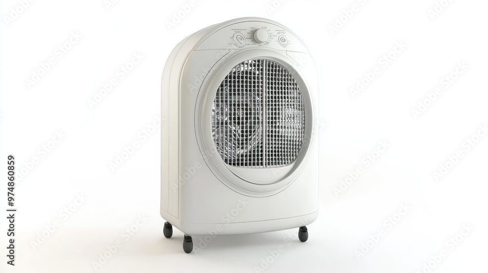 A portable clothes dryer, isolate on white background A portable clothes dryer, isolate on white background
