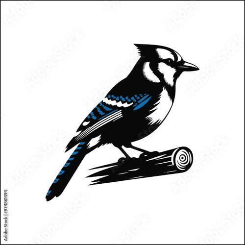 bird, crow, black, animal, wildlife, nature, raven, magpie, beak, white, wild, birds, feather, branch, isolated, avian, feathers
blue jay on a branch