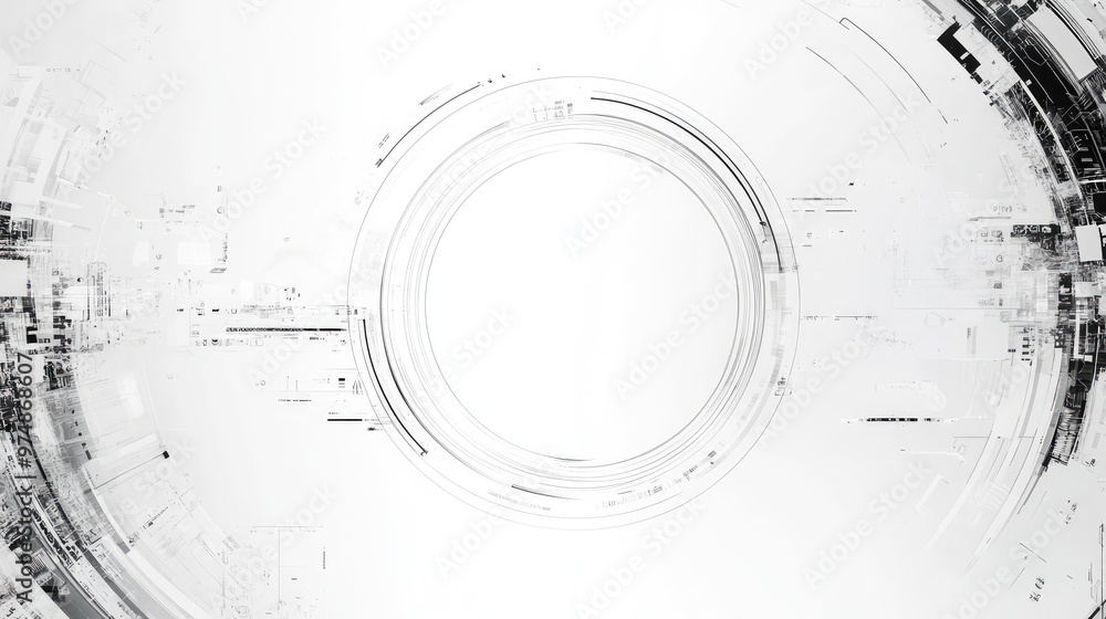 Abstract Grey and White Technology Background. AI generated illustration Abstract Grey and White Technology Background. AI generated illustration