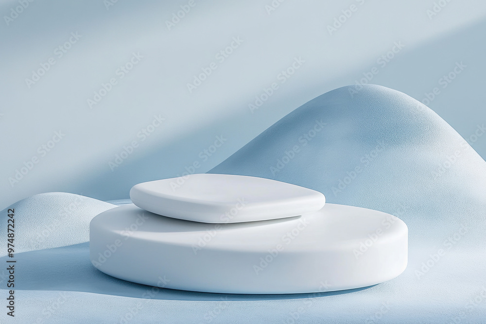 pills on blue background pills on blue background
