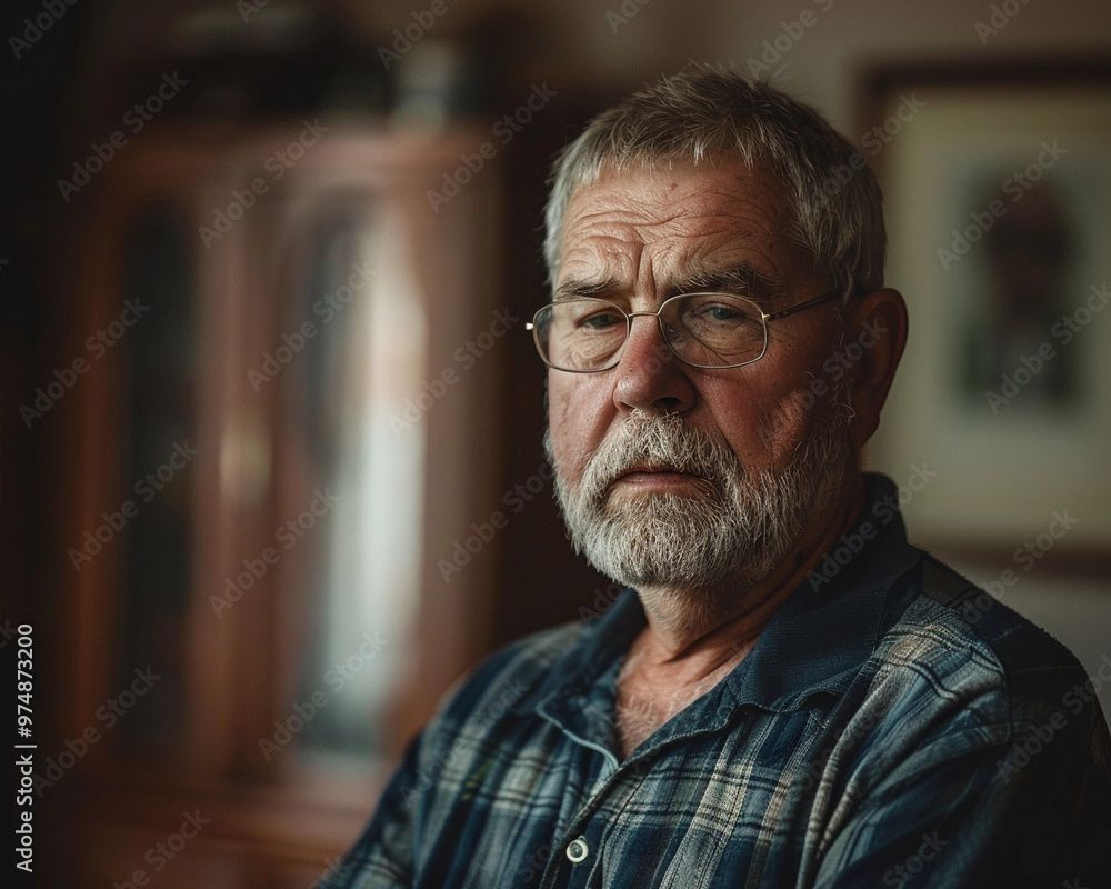middle aged older man office portrait headshot at home middle aged older man office portrait headshot at home