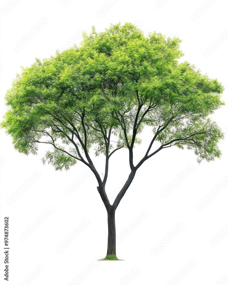 Green tree isolate on white background, natural beauty, close up, Green tree isolate on white background, natural beauty, close up,