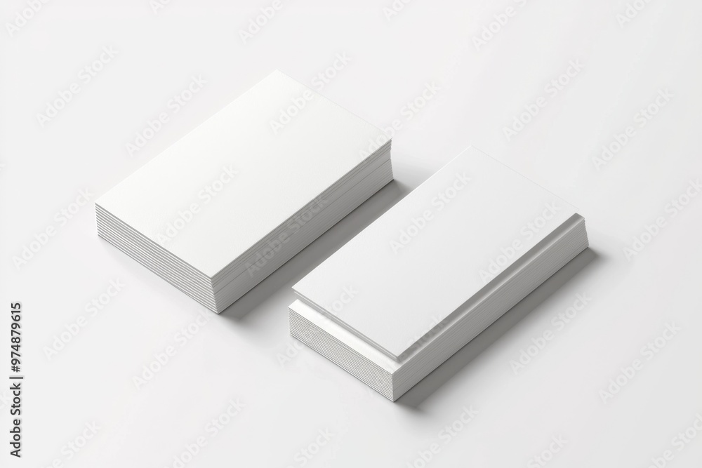 Business Card Mockup on Isolated Background created with Generative AI Business Card Mockup on Isolated Background created with Generative AI