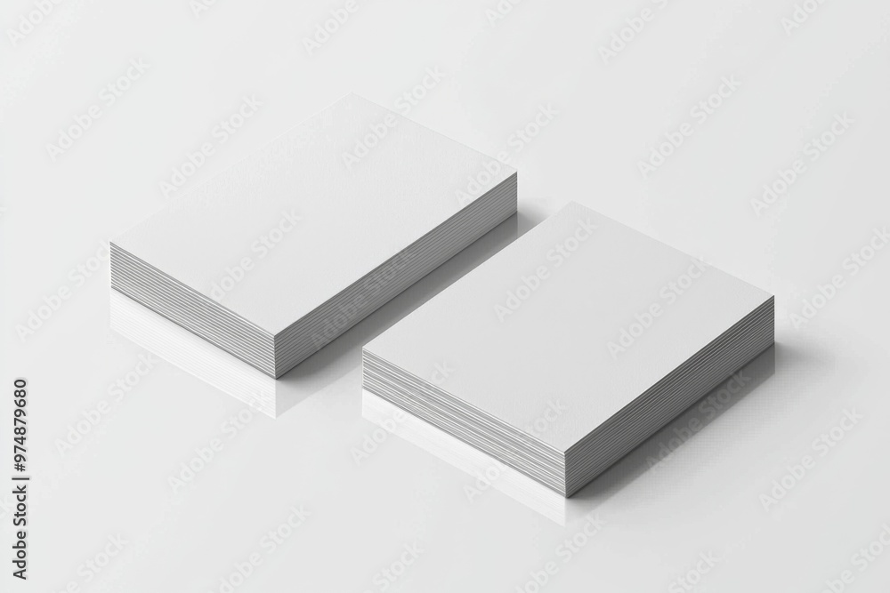 Business Card Mockup on Isolated Background created with Generative AI Business Card Mockup on Isolated Background created with Generative AI