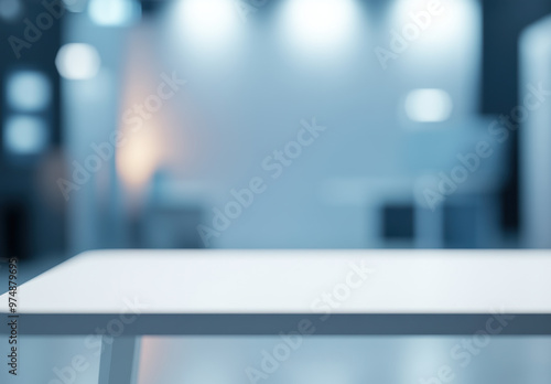 White Table Mockup.