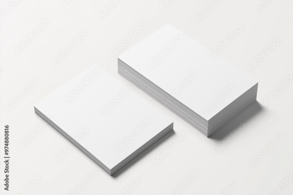 Business Card Mockup on Isolated Background created with Generative AI Business Card Mockup on Isolated Background created with Generative AI
