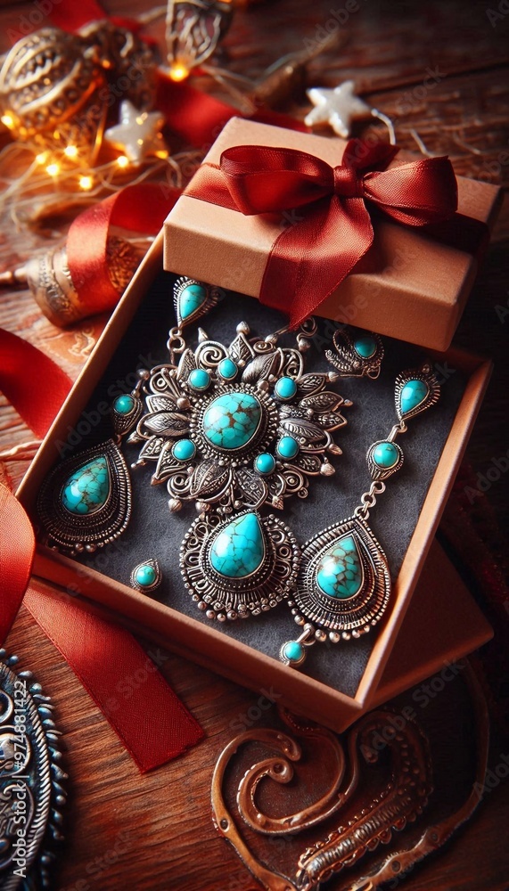 Handgefertigter indianischer Silberschmuck Handgefertigter indianischer Silberschmuck