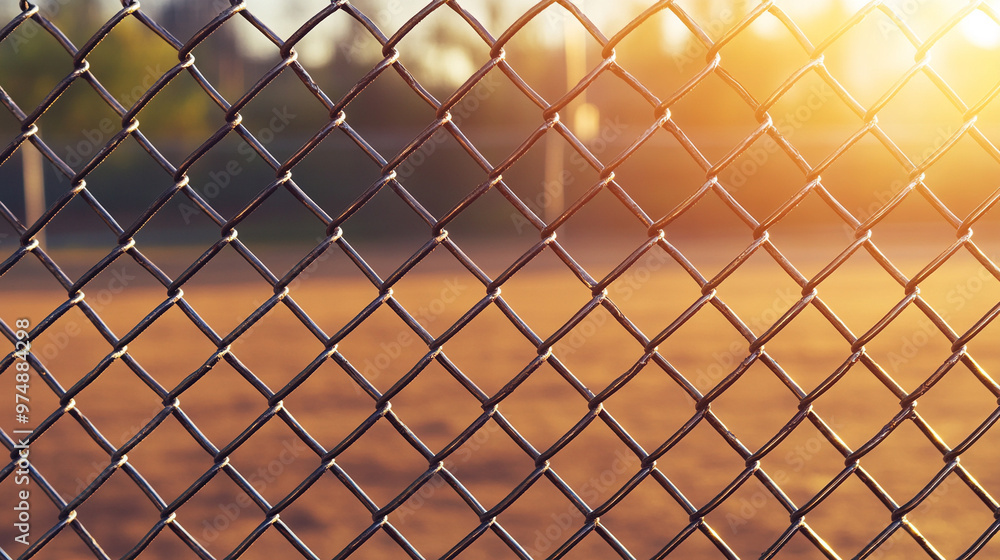 chain-link fence stands out against a softly blurred background, symbolizing boundaries, separation, and the contrast between freedom and confinement chain-link fence stands out against a softly blurred background, symbolizing boundaries, separation, and the contrast between freedom and confinement