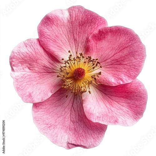 Wallpaper Mural Wild rose isolate on white background, natural and untamed, Torontodigital.ca