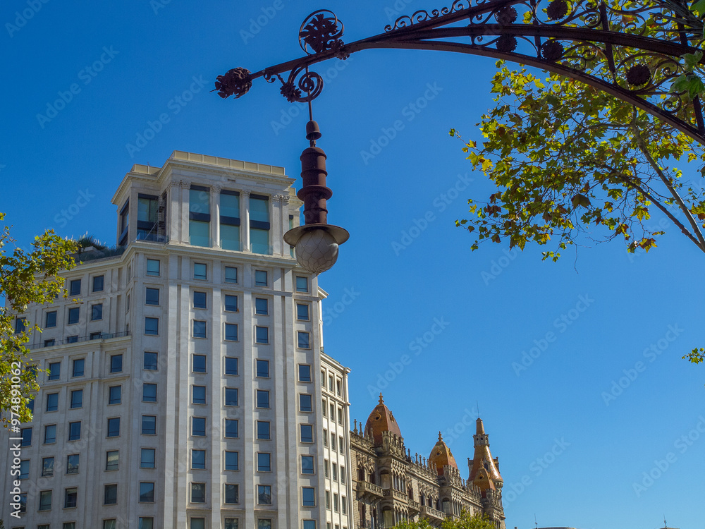 Naklejka premium Barcelona in Spanien