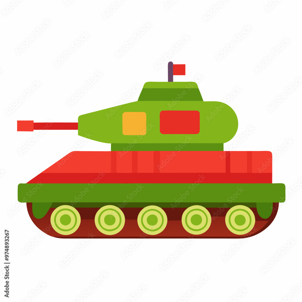 Tanks vector on white background Tanks vector on white background
