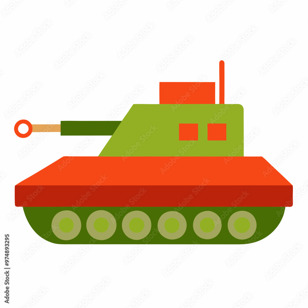 Tanks vector on white background Tanks vector on white background