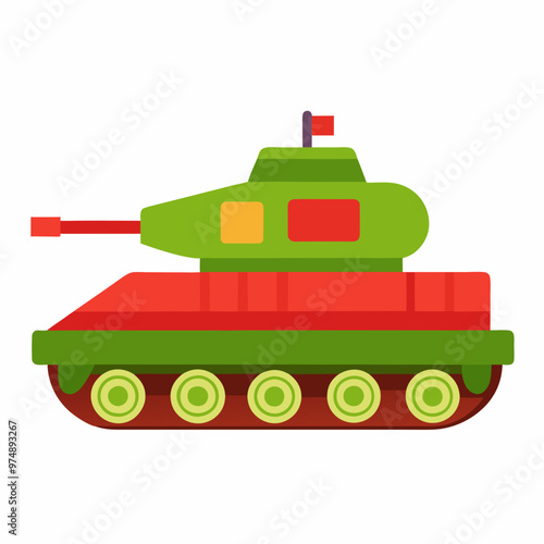 Tanks vector on white background