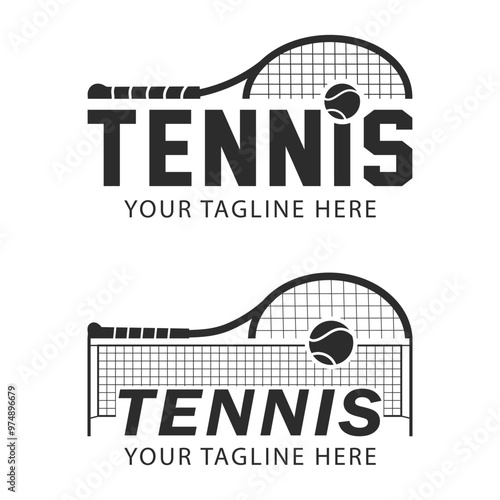 Tennis Sports Typography, Tennis Racket Vector, vector, ball, Silhouette, Tennis logo, Tennis T-Shirt