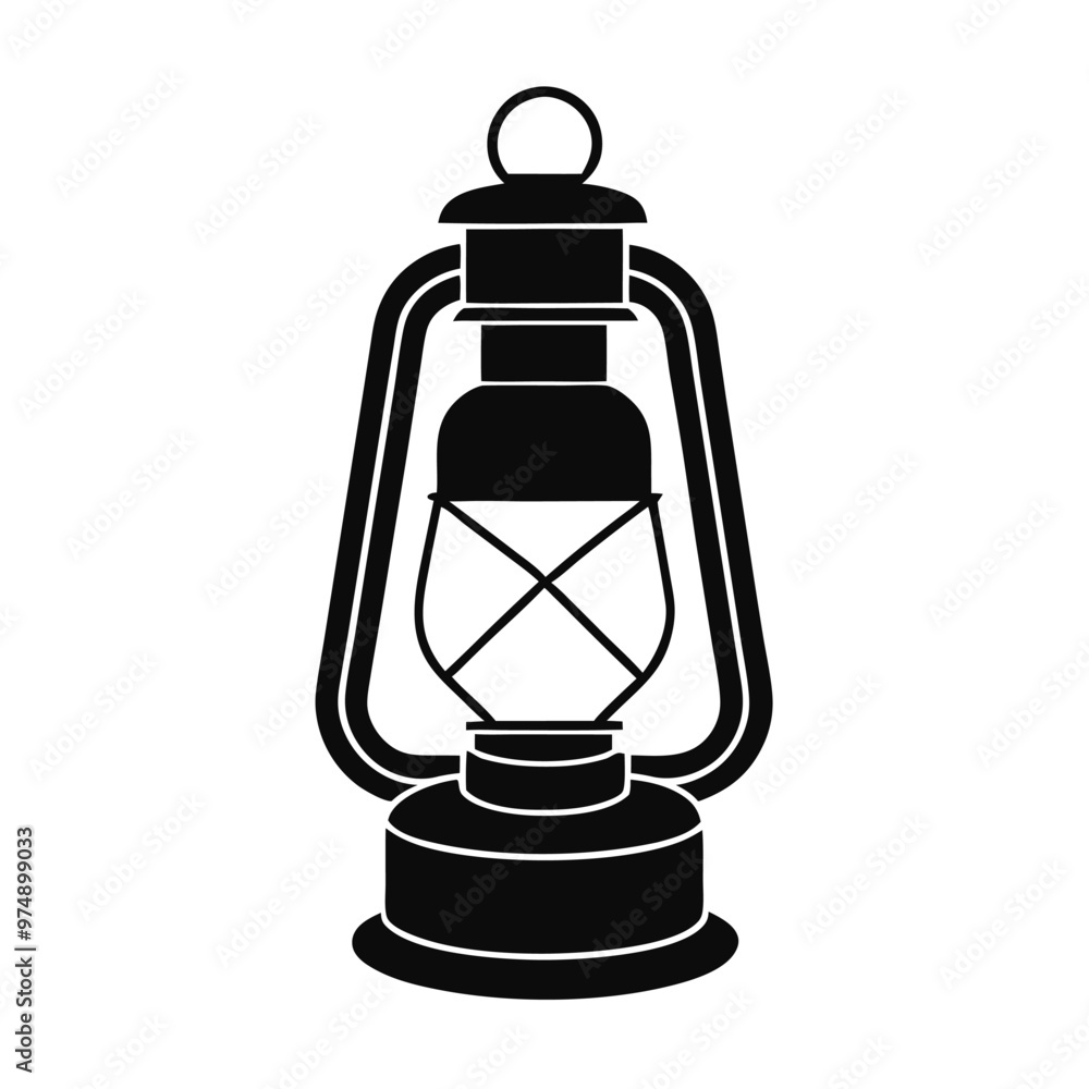A lantern flat, lamp icon vector silhouette illustration, isolated white background, A lantern flat, lamp icon vector silhouette illustration, isolated white background,