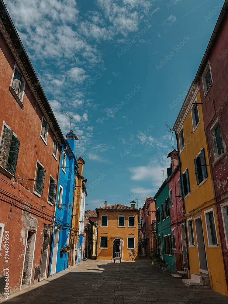 A Street in Burano Italy A Street in Burano Italy