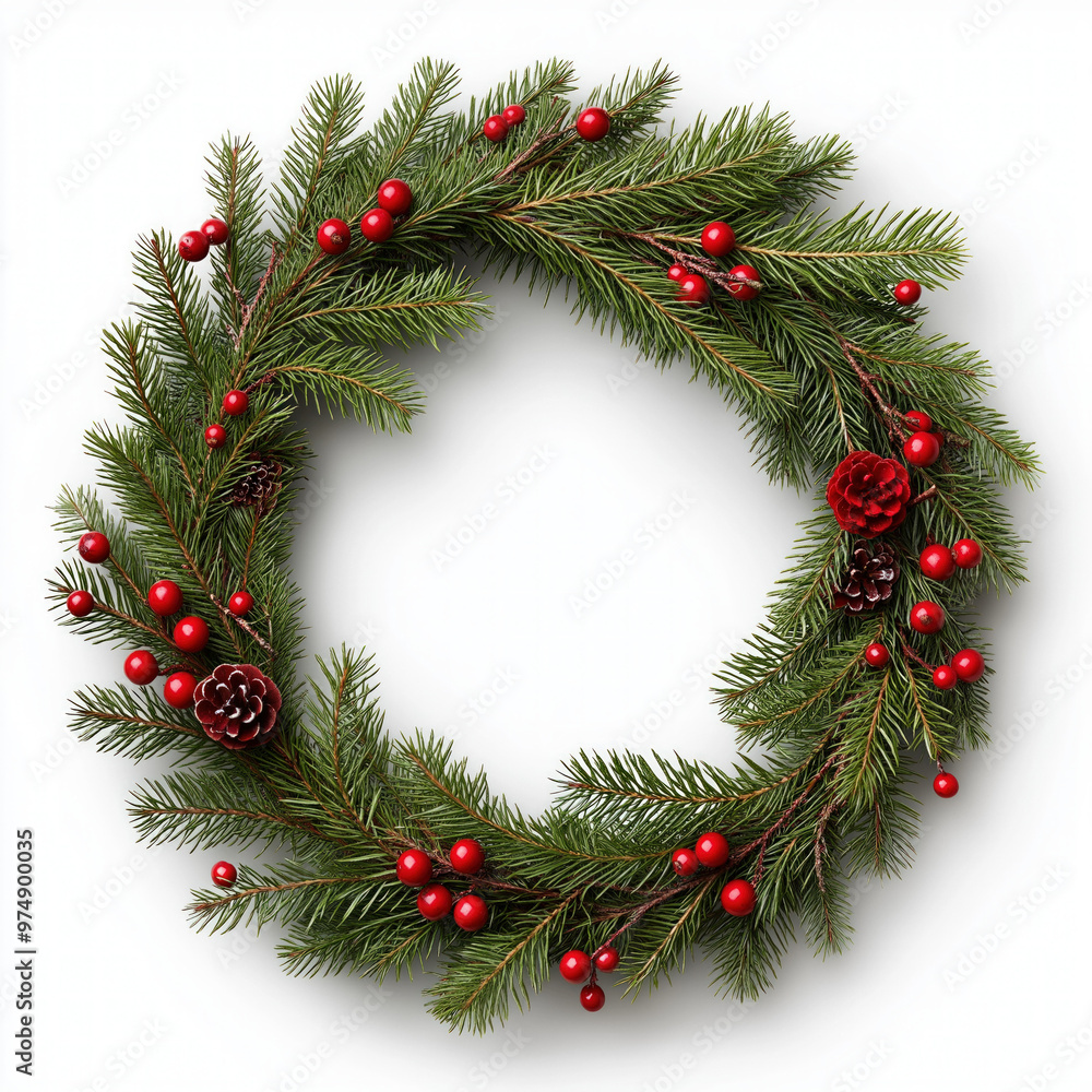 Christmas Wreath Isolated Christmas Wreath Isolated