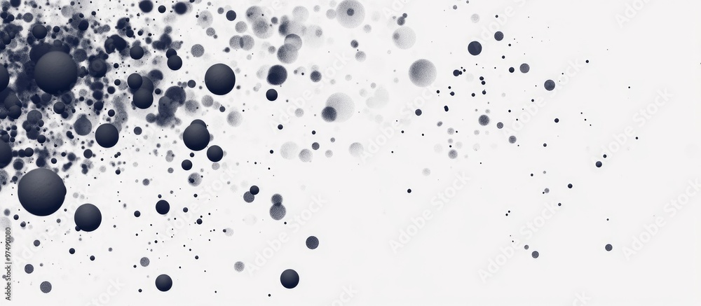 Abstract Gray Particles On Light Background Defocused High Quality Abstract Gray Particles On Light Background Defocused High Quality