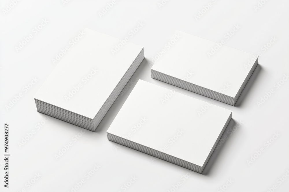 Business Card Mockup on Isolated Background created with Generative AI Business Card Mockup on Isolated Background created with Generative AI