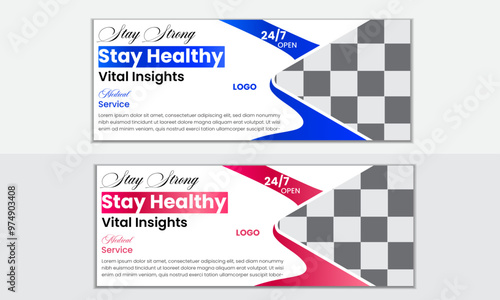 medical center Facebook cover design