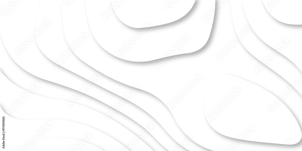 Abstract vector wave carve diamond topography line circle creative 3d papercut white background. Luxury white wave and empty space for texture art design. Abstract vector wave carve diamond topography line circle creative 3d papercut white background. Luxury white wave and empty space for texture art design.