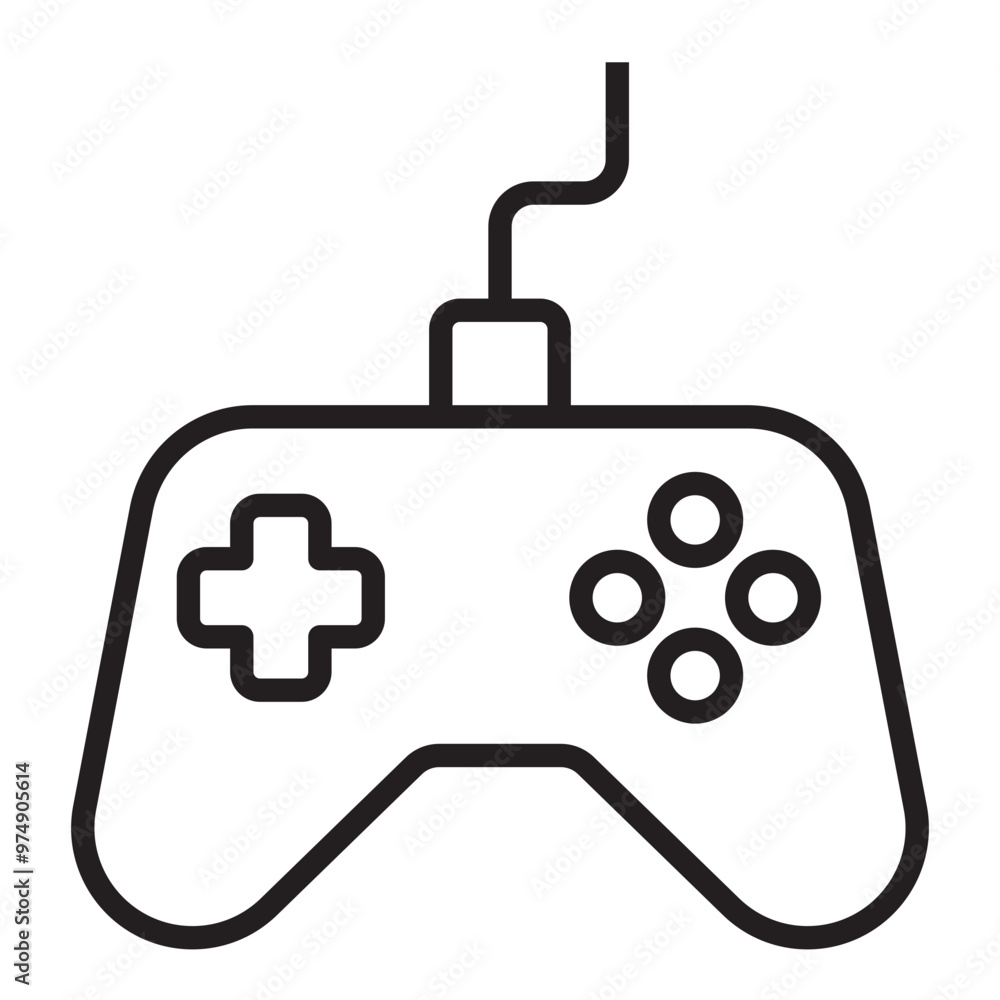 Game Controller line icon Game Controller line icon