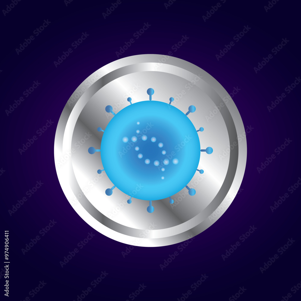 Coronavirus disease COVID-19 infection medical illustration. Pathogen respiratory influenza covid virus cells. Official name for Coronavirus disease named COVID-19, 3D Rendering Coronavirus disease COVID-19 infection medical illustration. Pathogen respiratory influenza covid virus cells. Official name for Coronavirus disease named COVID-19, 3D Rendering