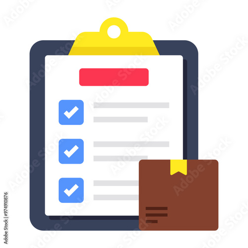 Perfect design icon of logistic list 