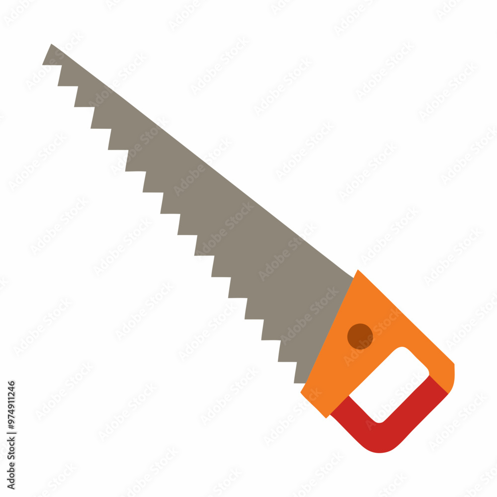 Saws vector on white background Saws vector on white background