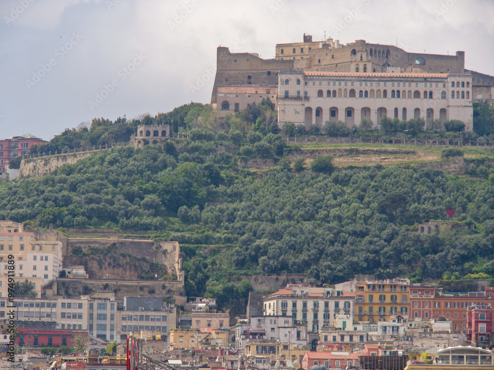 Naklejka premium Neapel am Mittelmeer in Italien