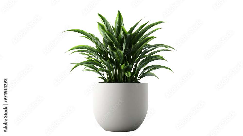 A Ficus plant, isolated on a transparent background, highlighting its lush green leaves and elegant structure A Ficus plant, isolated on a transparent background, highlighting its lush green leaves and elegant structure