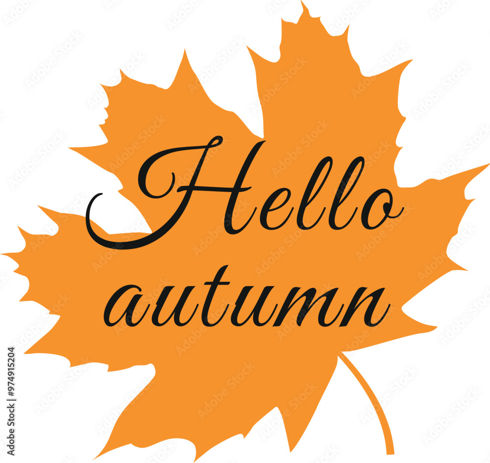 Vector drawing autumn banner autumn elements leaves autumn colors background design elements Vector drawing autumn banner autumn elements leaves autumn colors background design elements