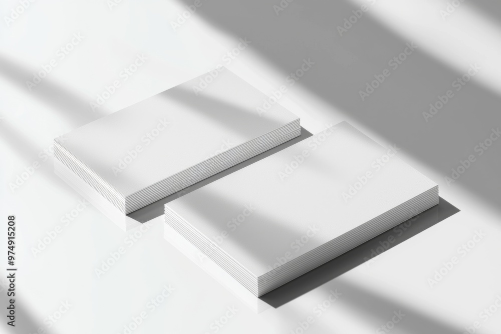 Business Card Mockup on Isolated Background created with Generative AI Business Card Mockup on Isolated Background created with Generative AI